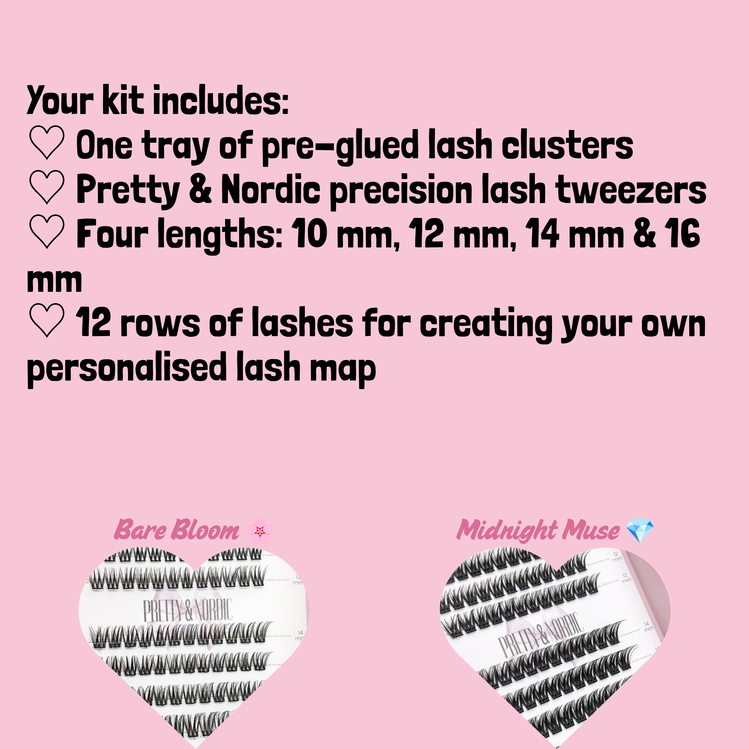 Pre-glued Lash Starter Kit